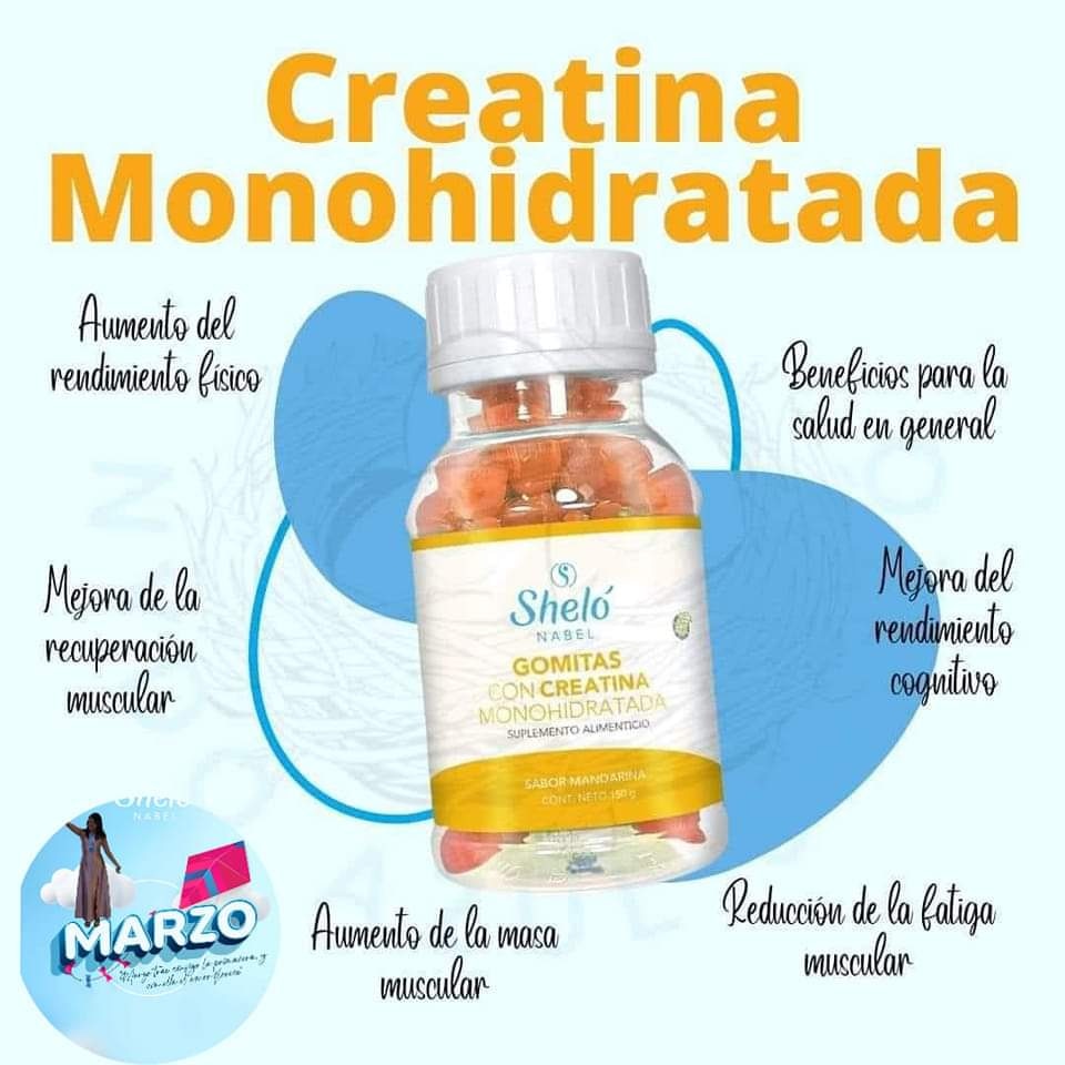 CREATINA MONOHIDRATADA GOMITASPÍDELA: En la Sección 02-«Bienestar desde el Interior»